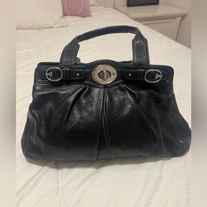 Coach Black Leather Handbag